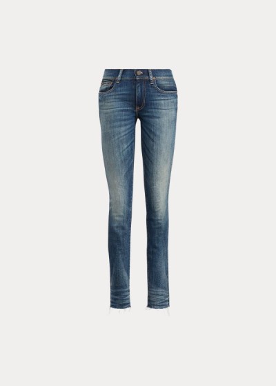 Calças De Ganga Polo Ralph Lauren Tompkins Skinny Crop Mulher 36840-EHCQ